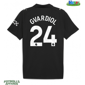 Manchester City Josko Gvardiol #24 Bortatröja 2025-26 Kortärmad